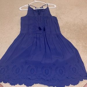 blue dres
